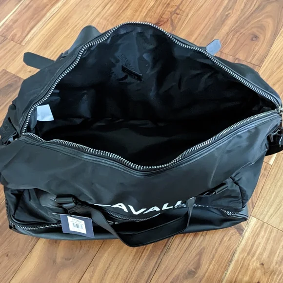 Roberto Cavalli Class Rolling Duffel - Separate shoe area Studded Bottom Nwt ❤️ - Picture 7 of 11